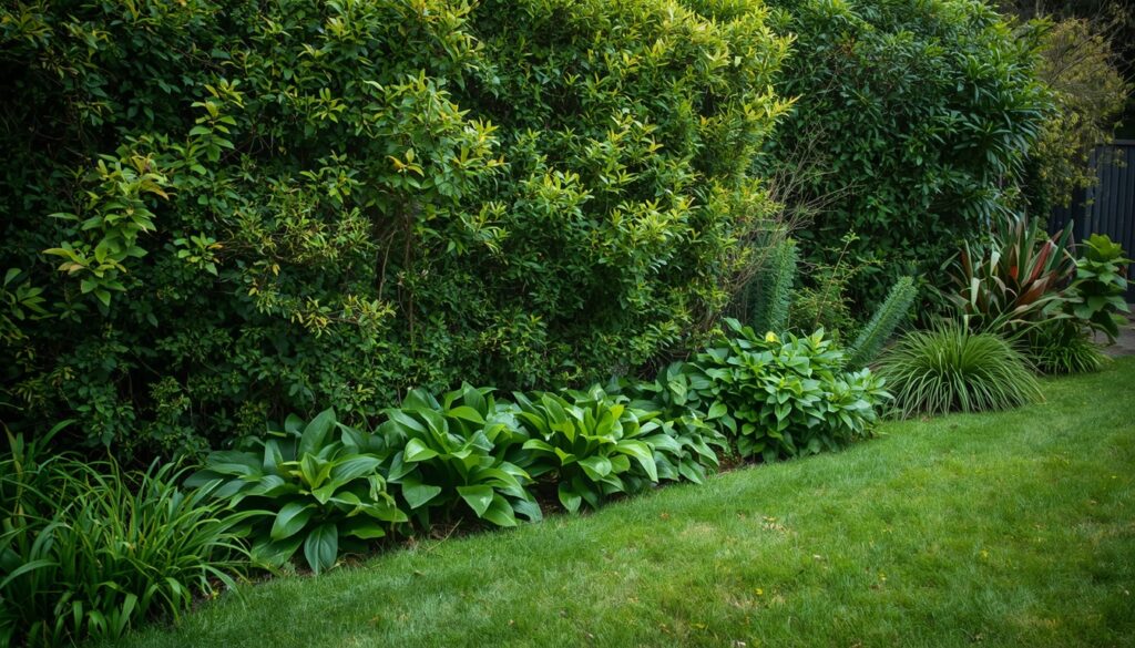 Overgrown Sydney backyard garden with unruly hedges needing more than just a mow